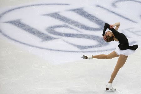 Figure Skating - ISU World Championships 2017 - Ladies Short Program - Helsinki, Finland - 29/3/17 - Carolina Kostner of Italy competes. REUTERS/Grigory Dukor