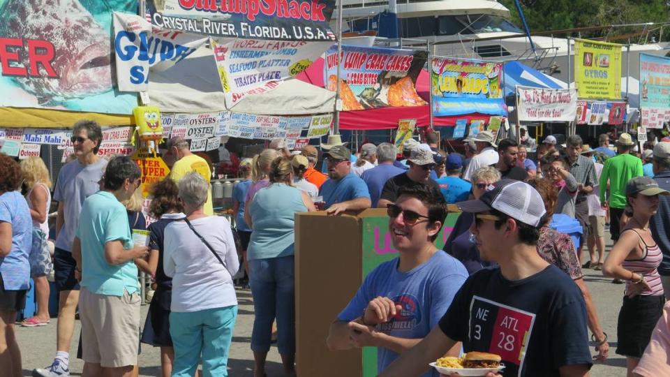 2/17/19--The 37th annual Cortez Commercial Fishing Festival included live music performances throughout the day, educational presentations from marine biology experts and lots of great local seafood and art.