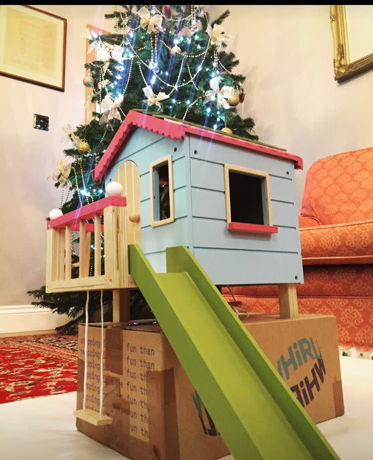 Jen rented this tree house and dolls worth £236 for Christmas, returning it by New Year (Collect/PA Real Life).