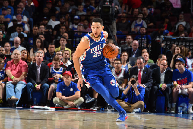 Ben Simmons' Nike jersey gets ripped apart