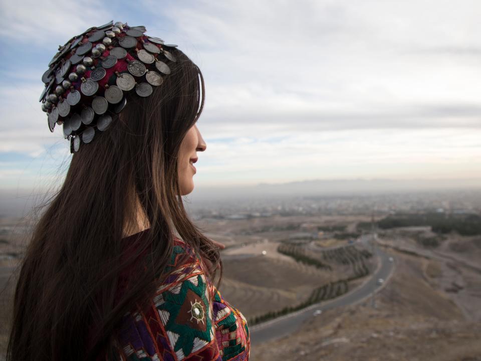 Ayeda Shadab looks out