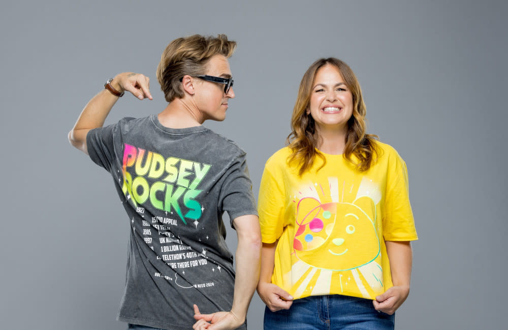 Tom and Giovanna Fletcher for Children in Need credit:Bang Showbiz