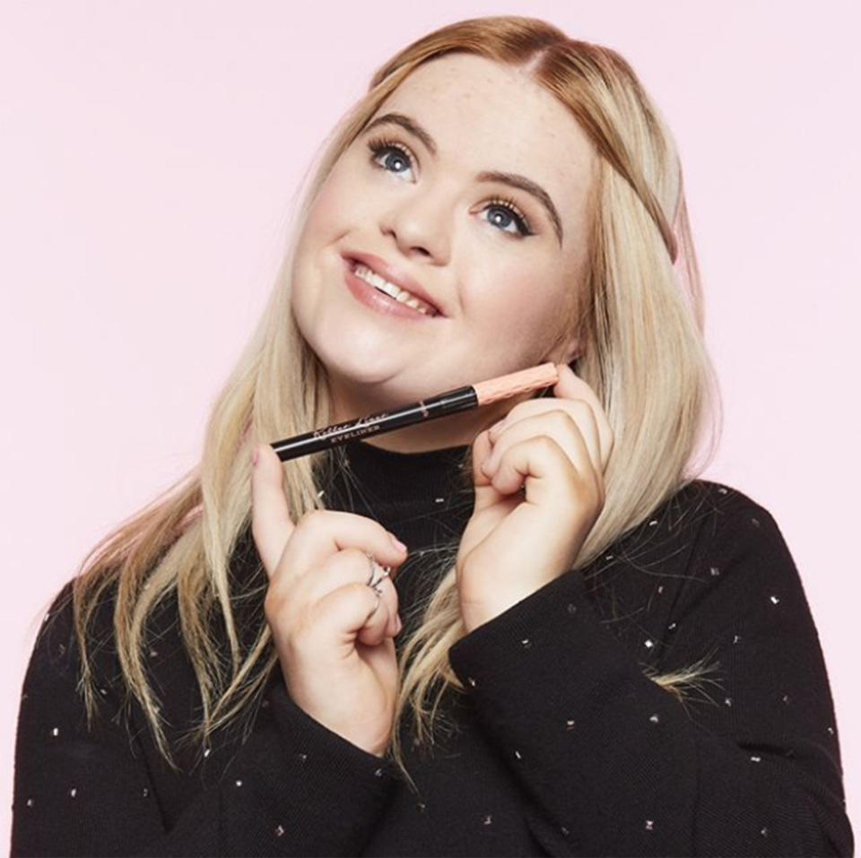 Model with Down Syndrome lands beauty contract: Kate Grant (pictured) has been announced as a brand ambassador for Benefit Cosmetics. 