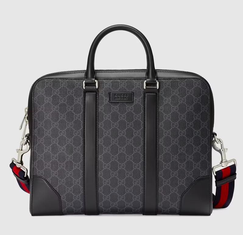 <p><strong>Gucci</strong></p><p>gucci.com</p><p><strong>$1890.00</strong></p><p><a href="https://go.redirectingat.com?id=74968X1596630&url=https%3A%2F%2Fwww.gucci.com%2Fus%2Fen%2Fpr%2Fmen%2Fbags-for-men%2Fgg-black-briefcase-p-474135K5RLN1095&sref=https%3A%2F%2Fwww.harpersbazaar.com%2Ffashion%2Ftrends%2Fg4473%2Fmens-holiday-gift-guide%2F" rel="nofollow noopener" target="_blank" data-ylk="slk:Shop Now;elm:context_link;itc:0;sec:content-canvas" class="link ">Shop Now</a></p><p>Gucci’s briefcase is emblazoned in the house’s signature print, guaranteeing it lasts in his closet for years to come.</p>