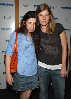 Heather Matarazzo and Carolyn Murphy at the New York premiere of Miramax's Beoming Jane