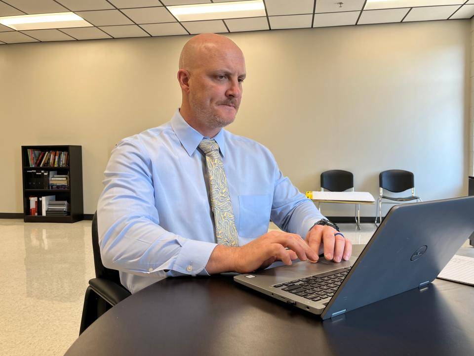 Josh Johnston is the new principal at West Wilson Middle School, the sixth in six years.