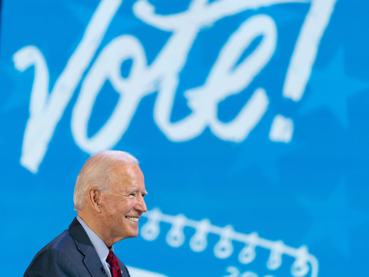 US Democratic presidential nominee Joe Biden (AP)