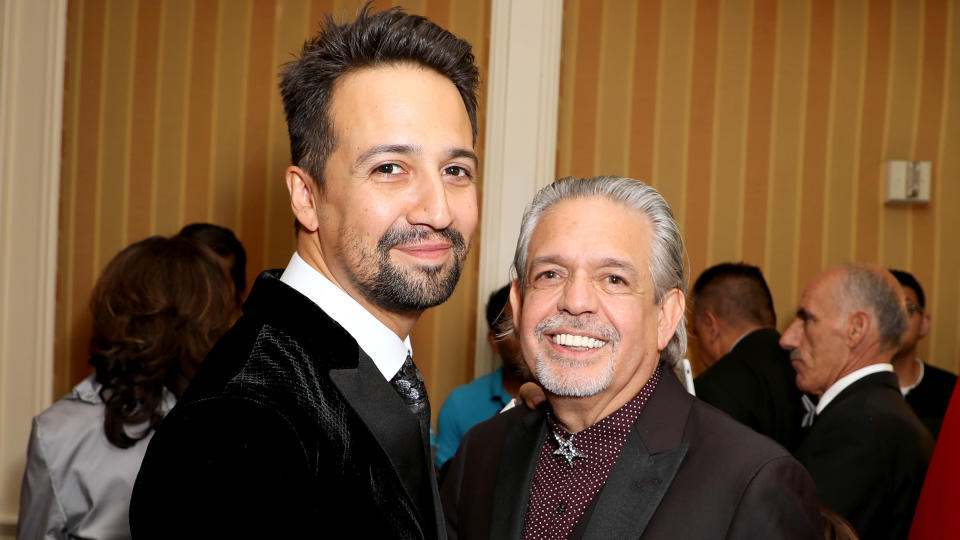 Lin-Manuel Miranda and Luis A. Miranda Jr. 32nd Annual Imagen Awards