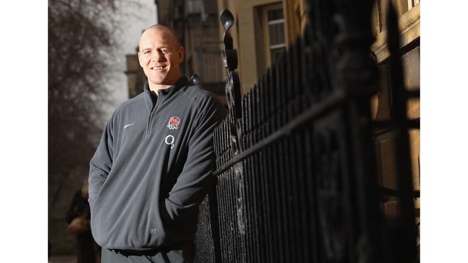 Mike Tindall, the England captain, poses after the media briefing on March 3, 2011 in Oxford, England