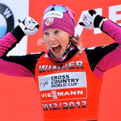 <div class="caption-credit">Photo by: Frankie Fouganthin</div><div class="caption-title">Kikkan Randall</div>Kikkan Randall is vying to make history as the first American to ever win an Olympic medal in cross-country skiing--yup, we've never won one before! Kikkan is a Swedish name that loosely translates to mean, "mistress of the manor." <a href="http://www.babyzone.com/baby-names/baby-girl-names/meaning-of-kikka_141834" rel="nofollow noopener" target="_blank" data-ylk="slk:Kikka;elm:context_link;itc:0;sec:content-canvas" class="link ">Kikka</a> and Kiki are related names.