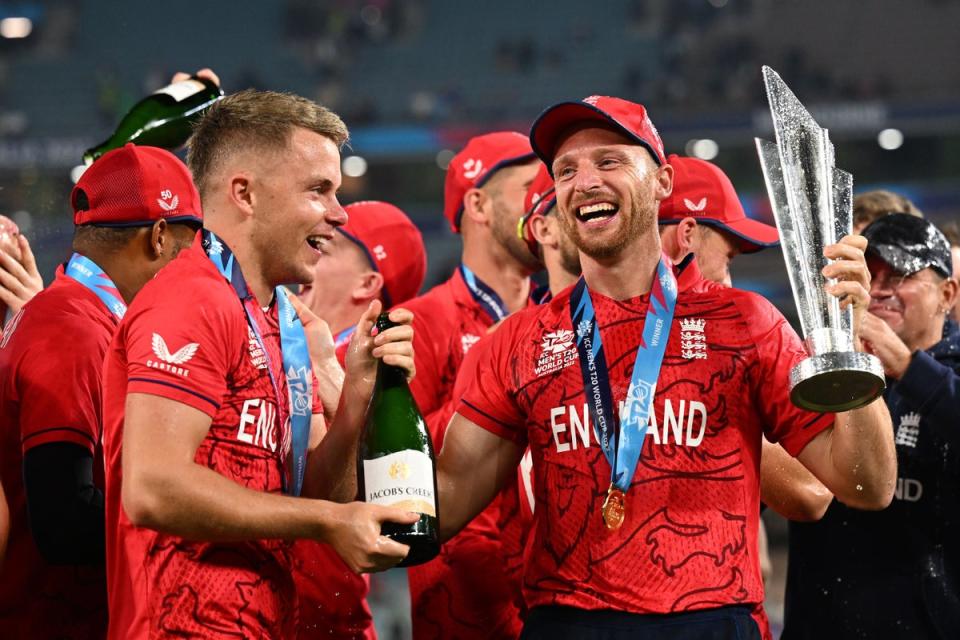 Sam Curran (left) and Jos Buttler (right) are in the ICC T20 men’s team of 2022 (PA Wire) (PA Wire)