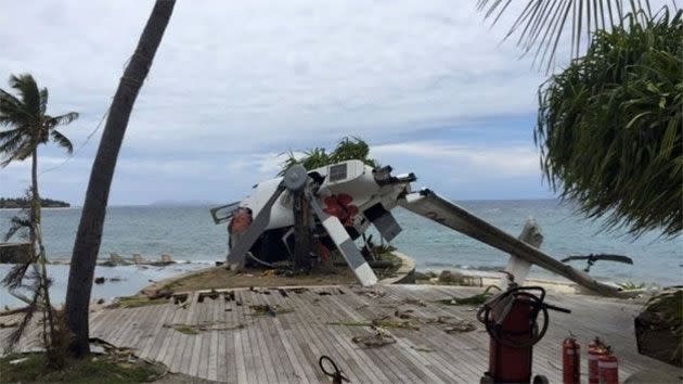 It is believed the family on board the helicopter were from New Zealand and it is believed they are carrying on with their holiday as per normal. Photo: Bob Carroll