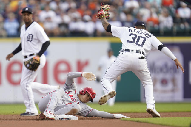 Tigers' Akil Baddoo Getting Slammed In Groin With Baseball Leads