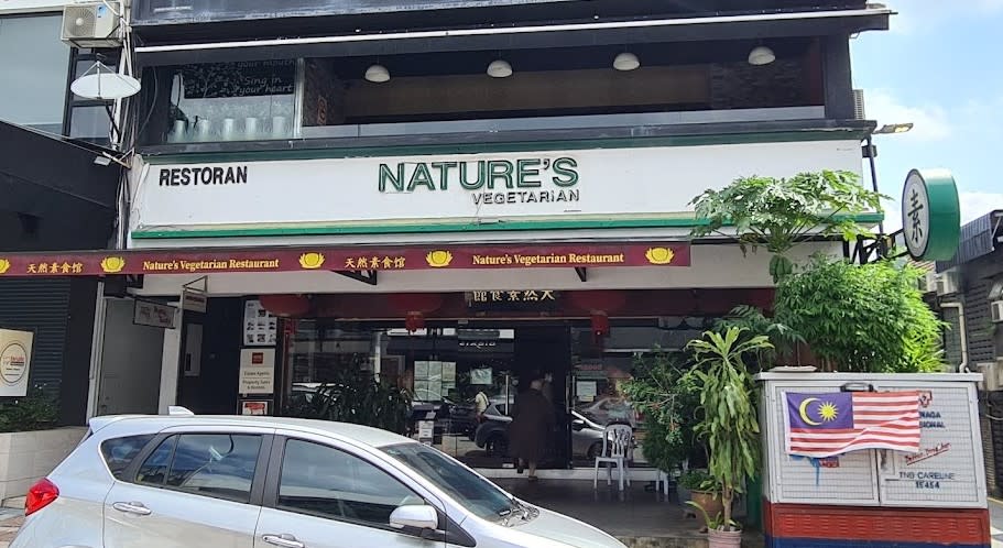 Bangsar Restaurants - Nature's Vegetarian Restaurant - Storefront