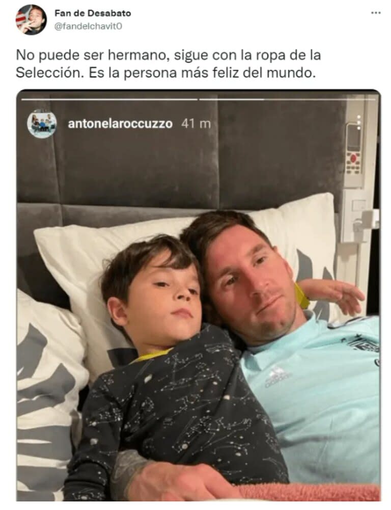 La emoción de los hinchas por la elección de Messi