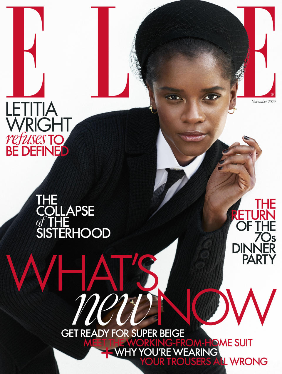 Letitia Wright (ELLE UK/ MARCIN KEMPSKI)