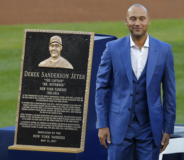 Derek Jeter's Number Retired in a Ceremony at Yankee Stadium