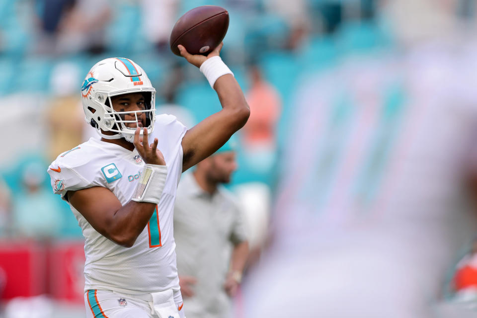 Dolphins QB Tua Tagovailoa has been hot in fantasy but gets a big test in Week 13.
