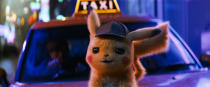 This image released by Warner Bros. Pictures shows the character Detective Pikachu, voiced by Ryan Reynolds, in a scene from "Pokemon Detective Pikachu." In 2019, “Detective Pikachu,” based on the Nintendo game, grossed more than $400 million worldwide. (Warner Bros. Pictures via AP)