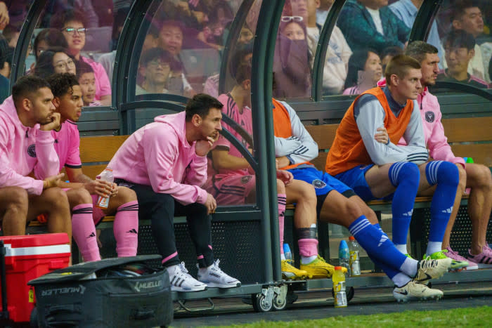 Fans were angry over Messi sitting out the game in Hong Kong