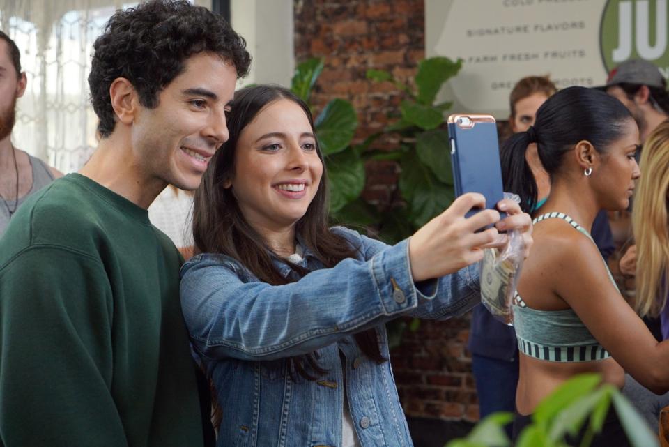 Esther Povitsky with costar and co-creator Benji Aflalo in "Alone Together."