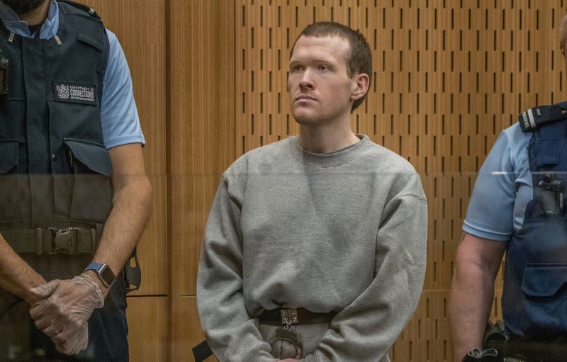 FILE PHOTO: The sentencing for mosque gunman Brenton Tarrant takes place in Christchurch