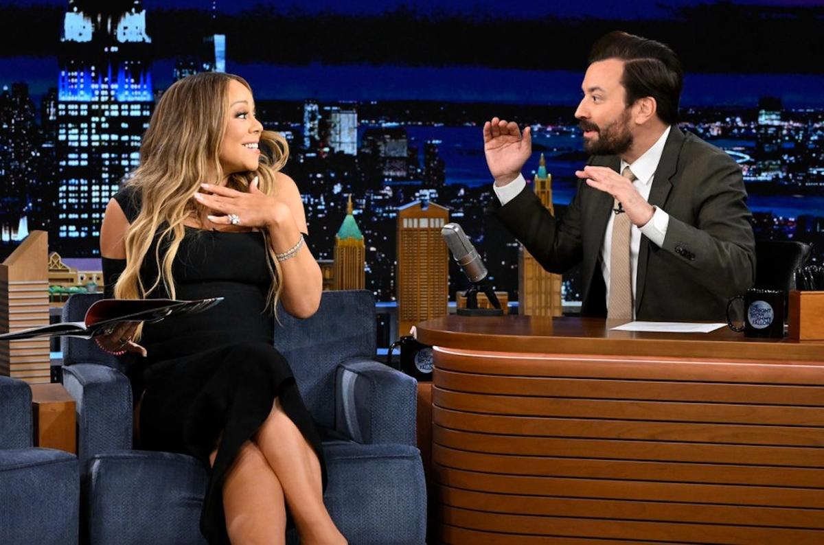 Millie Bobby Brown Talks Mariah Carey Collab in Heels on 'Fallon' –  Footwear News