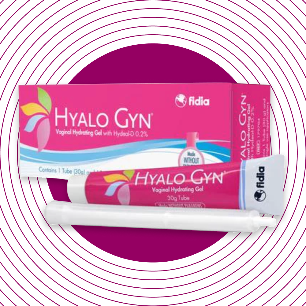 <p><a href="https://hyalogyn.com/products/hyalo-gyn-vaginal-hydrating-gel-30-day-supply" rel="nofollow noopener" target="_blank" data-ylk="slk:Shop Now;elm:context_link;itc:0;sec:content-canvas" class="link rapid-noclick-resp">Shop Now</a></p><p>Vaginal Hydrating Gel </p><p>hyalogyn.com</p><p>$30.00</p>