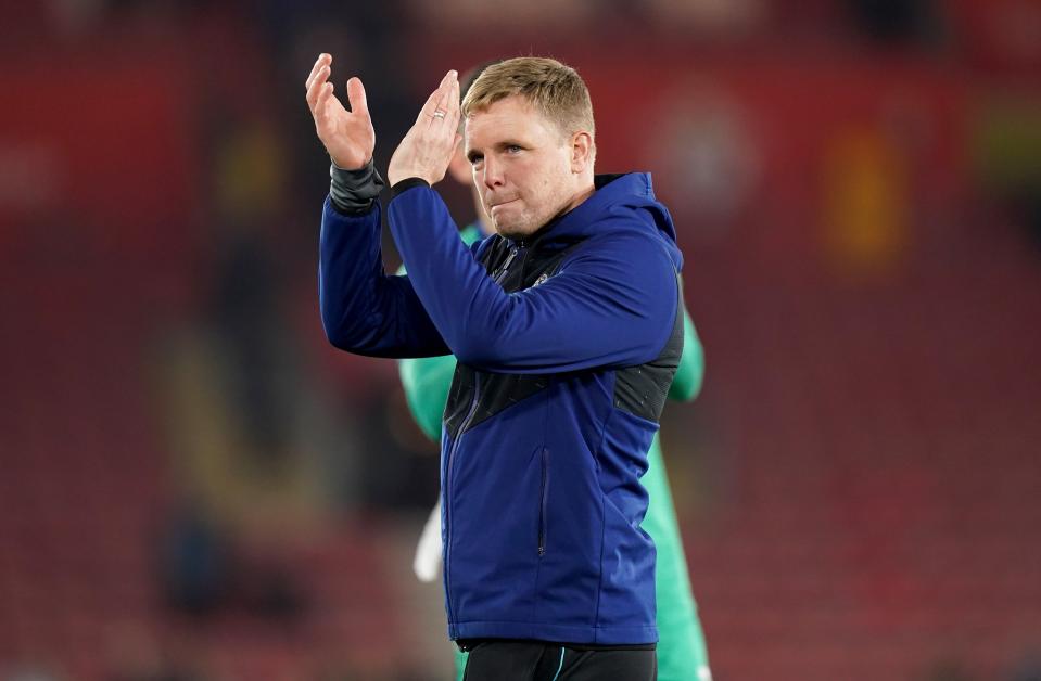 Newcastle United manager Eddie Howe (PA) (PA Wire)