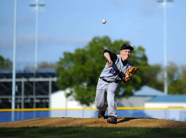 Niles North pitcher James Fuller — Chicago Sun-Times