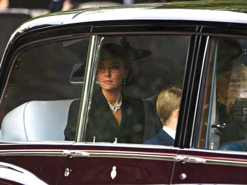 Kate Middleton at Queen Elizabeth's funeral