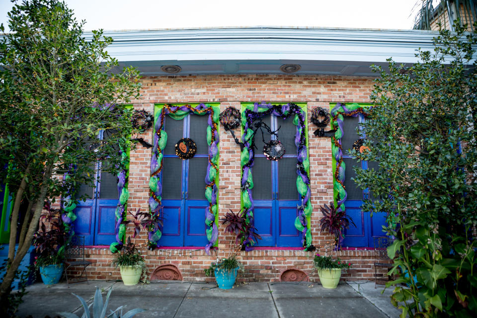 Ornate decor outside homes often is a sign that the space is being used for short-term rentals, says Meg Lousteau, a Treme resident.