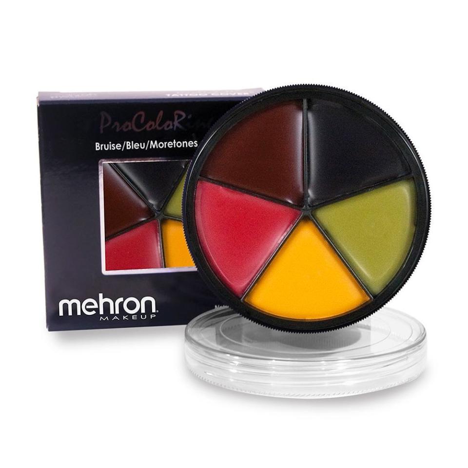 <p><strong>Mehron</strong></p><p>amazon.com</p><p><strong>$14.42</strong></p><p><a href="https://www.amazon.com/dp/B002KV5JQW?tag=syn-yahoo-20&ascsubtag=%5Bartid%7C10051.g.34161924%5Bsrc%7Cyahoo-us" rel="nofollow noopener" target="_blank" data-ylk="slk:Shop Now;elm:context_link;itc:0;sec:content-canvas" class="link ">Shop Now</a></p><p>This small color wheel helps you create everything from a boxer’s bruised knuckles to brutal zombie scars.</p>