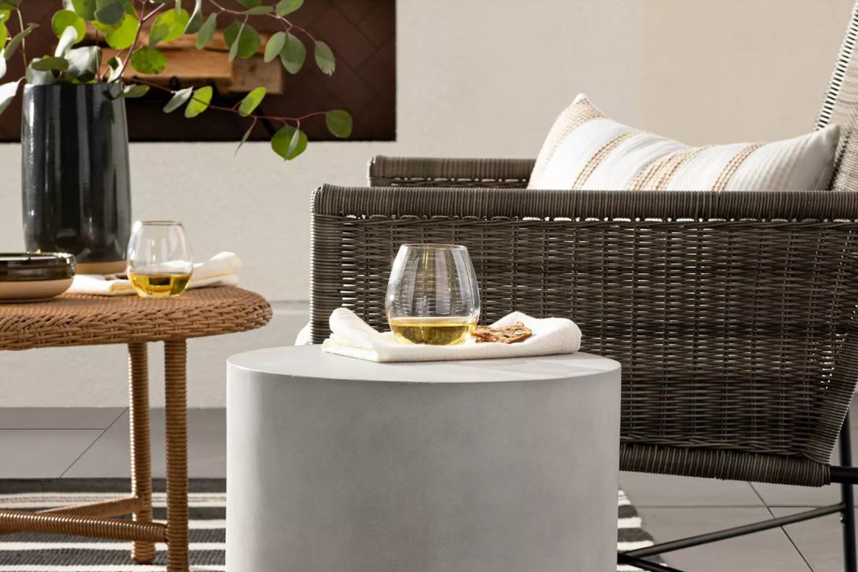 target patio wine glasses