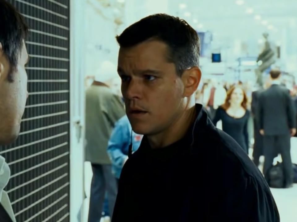 Matt Damon in "The Bourne Ultimatum" (2007).