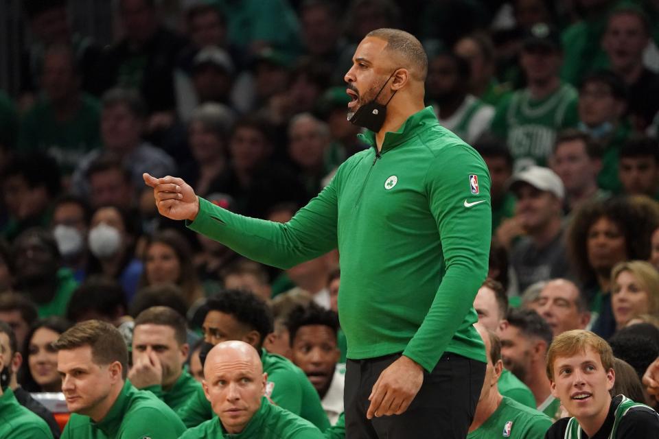 Celtics head coach Ime Udoka led Boston to the NBA Finals for the first time in 12 seasons.