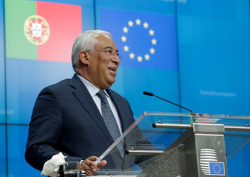 Portuguese Prime Minister Antonio Costa in Brussels