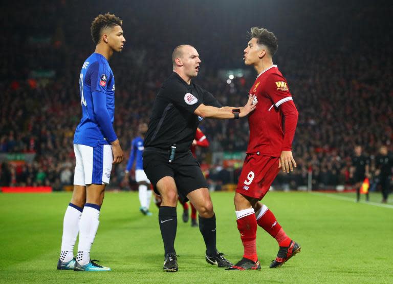 FA to investigate whether Roberto Firmino racially abused Mason Holgate in Liverpool's FA Cup win over Everton