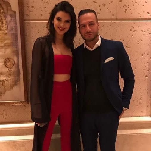 Kendall has caused controversy while in Dubai. Photo: Instagram/djneptune