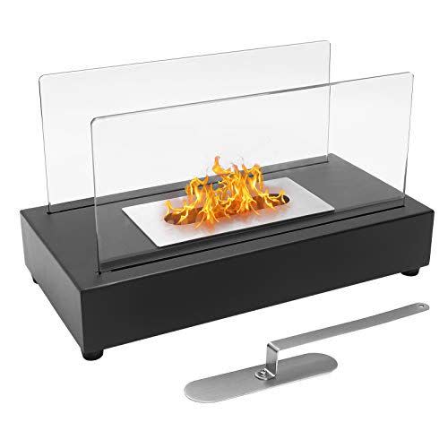 21) Ventless Tabletop Fireplace