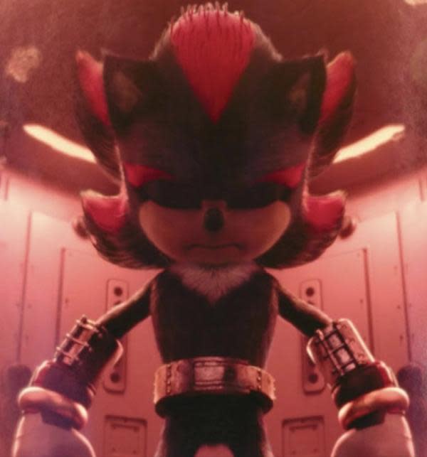 Shadow el erizo como lo vimos en 'Sonic 2'