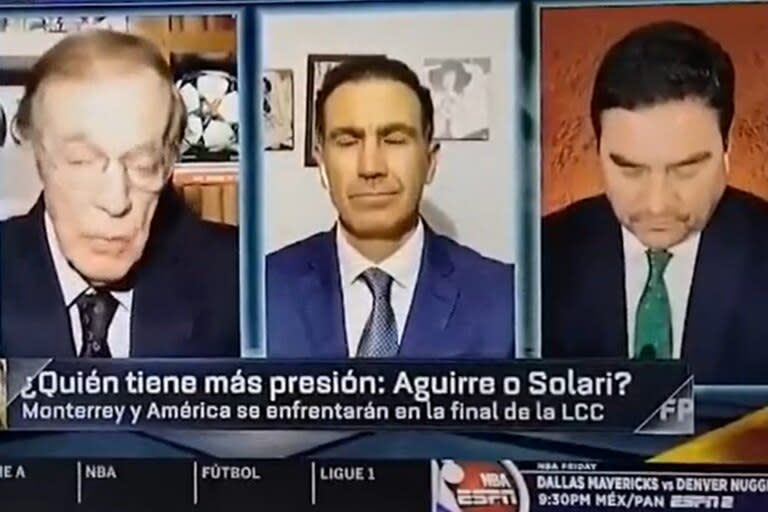 El periodista Jorge Pietrasanta se quedó dormida en pleno programa en vivo