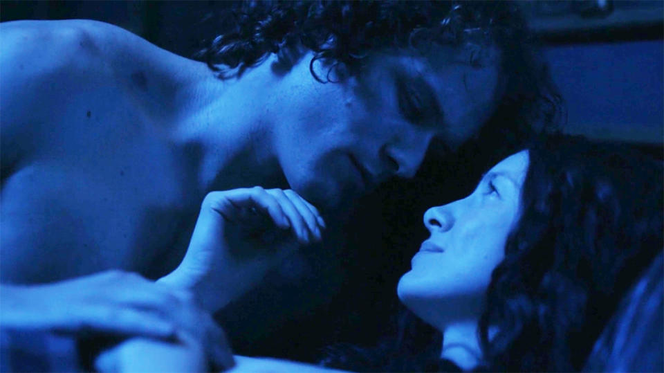 <p>For the second year in a row, this couple takes the crown — this time with an impressive 77% of the vote. Season 1 was full of bodice-ripping, bare butts, and baby-making, but things had been pretty darned quiet on the bedroom front in Season 2, thanks to Jamie's being rendered impotent after being raped, tortured, and mentally broken by Black Jack. Things finally came to a head when Jamie came home from the brothel with teeth marks on his thigh, and an epic row ensued. Jamie finally opened up about not feeling like a man and went to sleep it off on the couch. As makeup sex is the best sex, Claire later appeared in the doorway wearing only a robe and bathed in beautiful blue light, climbed atop her soulmate, and challenged him. "Come find me, Jamie. Find us," she purred, and, bam, Clamie was back in business. —<em>CB</em><br><br> 2. Luke and Misty, <em>Luke Cage</em> (6%)<br> 3. Rebecca and Greg, <em>Crazy Ex-Girlfriend</em> (5%)<br> 4. Javier and Letty, <em>Good Behavior</em> (4%)<br>5. Alicia and Jason, <em>The Good Wife</em> (4%)<br> 6. Jane and Michael, <em>Jane the Virgin</em> (3%)<br> (Photo: Starz) </p>