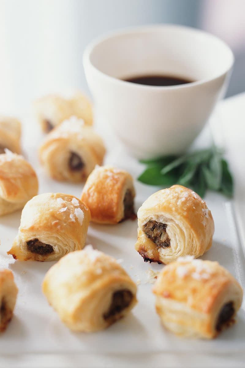 Sausage rolls With Worcestershire Sauce