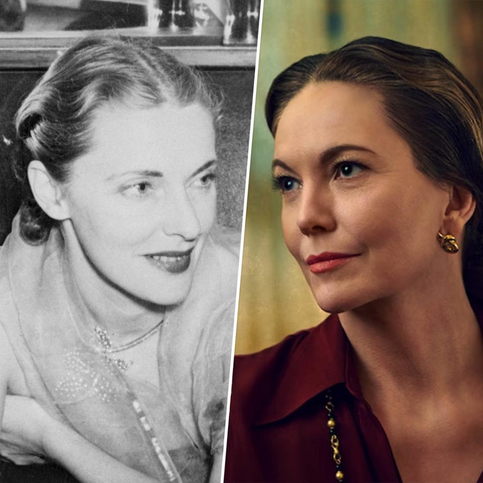 Slim Keith in 1949 compared to Diane Lane. (Getty Images, FX)