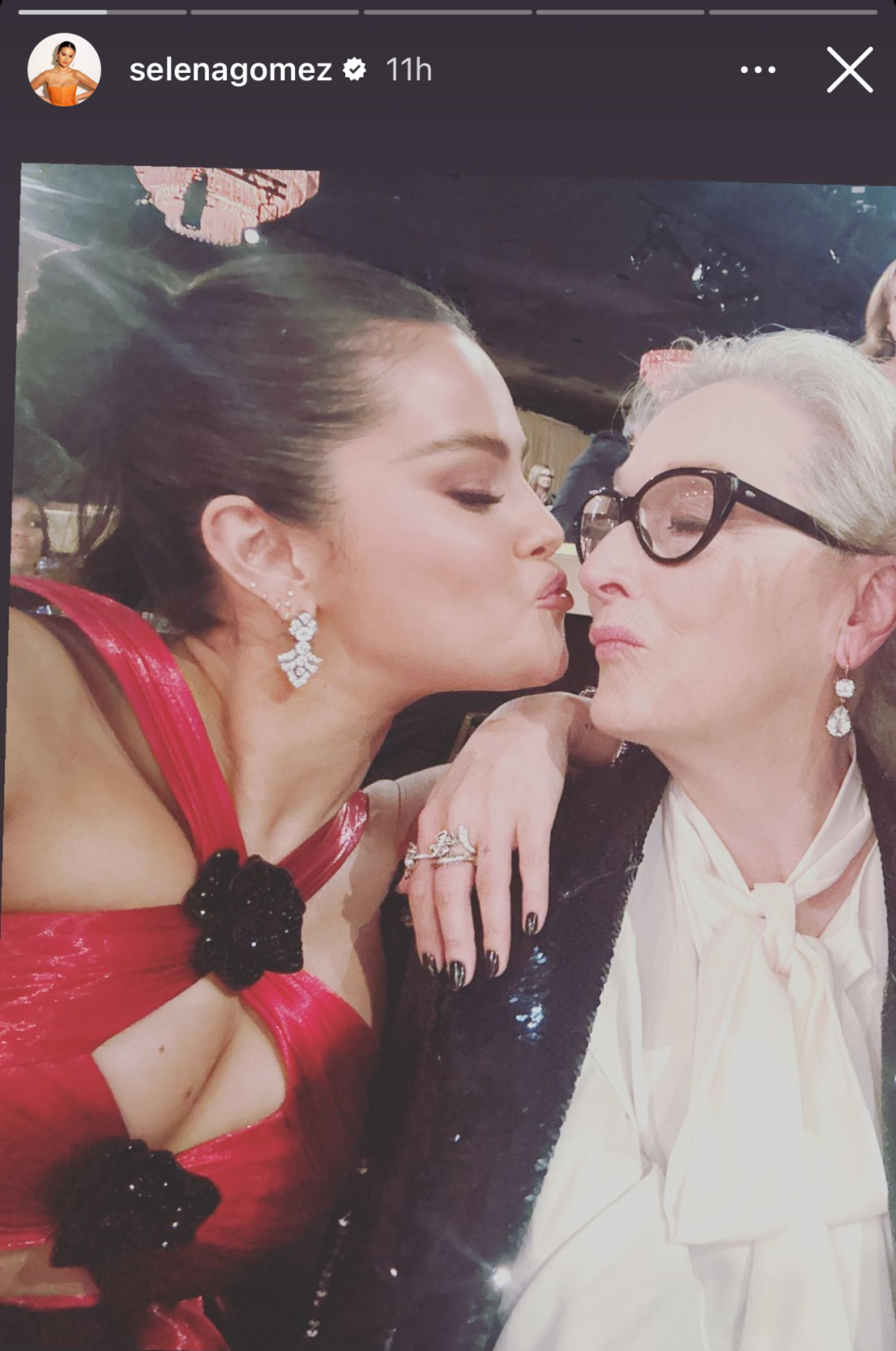 Selena Gomez and Meryl Streep