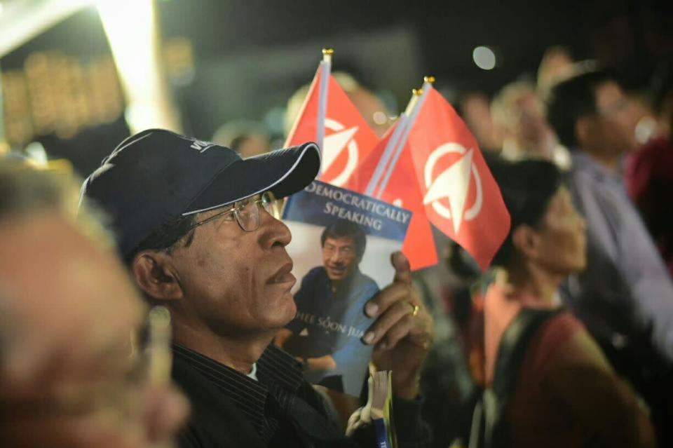 SDP supporters paying attention. (Photo: Joseph Nair)