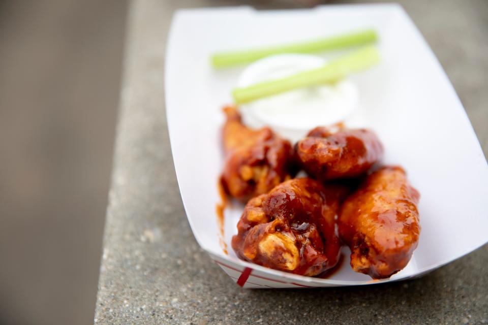 The Chicken Wings from Buffalo's Best during Taste of Cincinnati 2022. Buffalo's best will return in 2023.