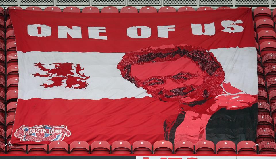 Steve Gibson's popularity with the Boro fans has never been in doubt 