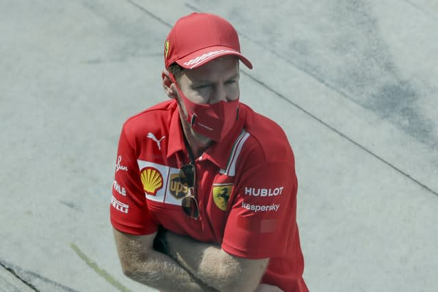 Vettel has endured a nightmare season with Ferrari 